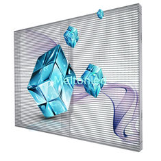 Glass Wall Clear Outdoor Advertising Led Display Screen P3.91 P7.82 3-5 years Warranty