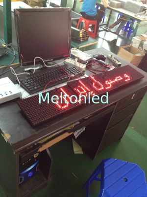 Đèn LED báo chương trình điều khiển xe buýt có thể lập trình màu đơn, P16 Màn hình hiển thị thương mại màu đỏ