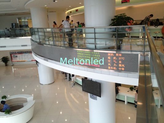 Tri Color Scrolling LED Message Sign Độ sáng cao cho quảng cáo 300w / m2